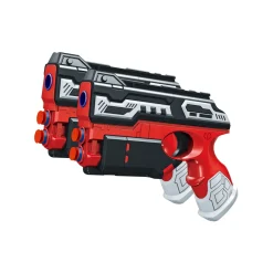 Airblast med 2 pistoler, målskive og 40 patroner - 49 dele