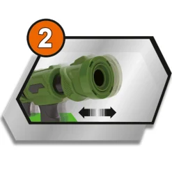 Air shooter pumpegevær - 12 skumkugler