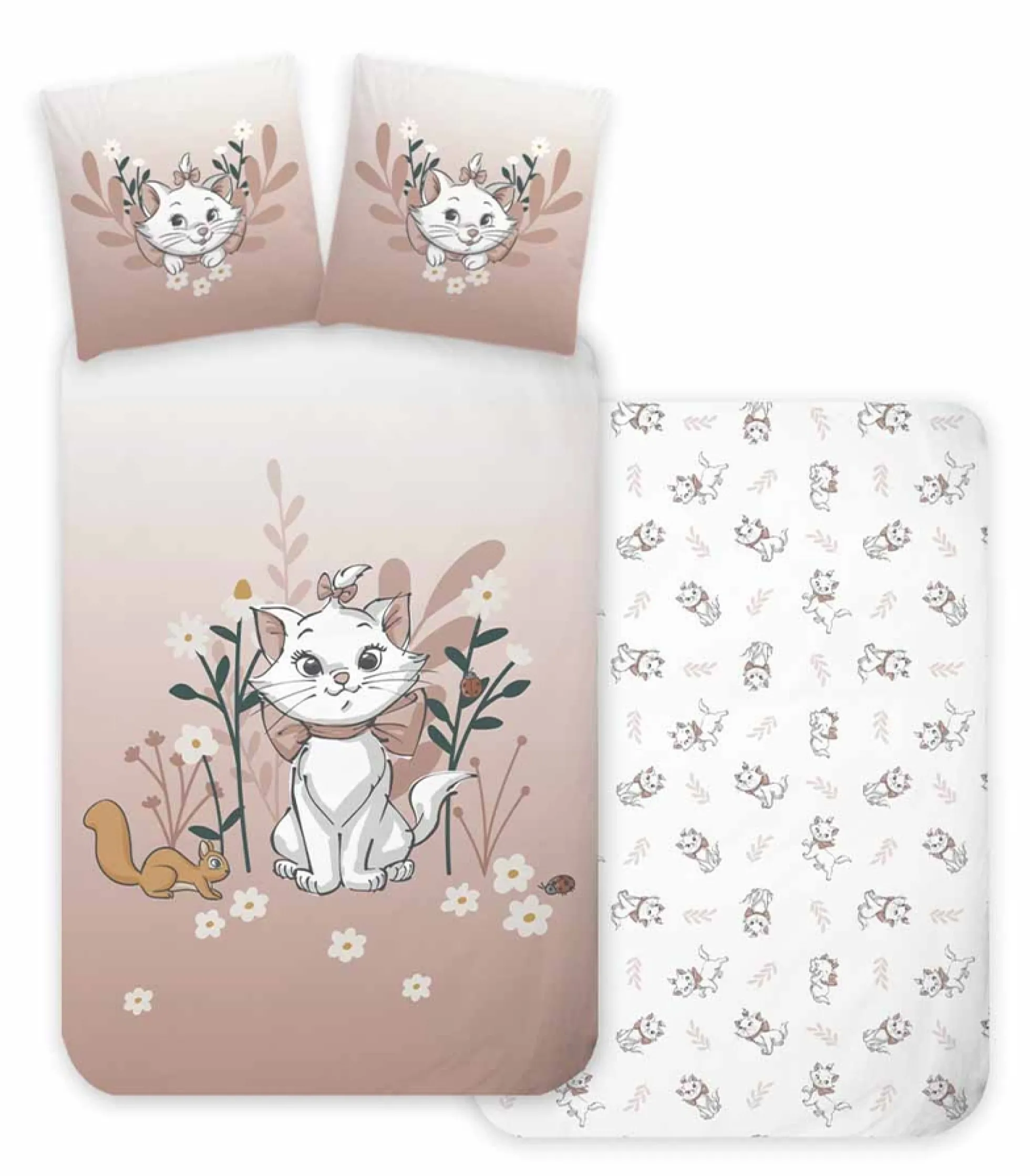 Aristocats sengetøj - 100% bomuld - Junior sengetøj 100x140 cm - Marie