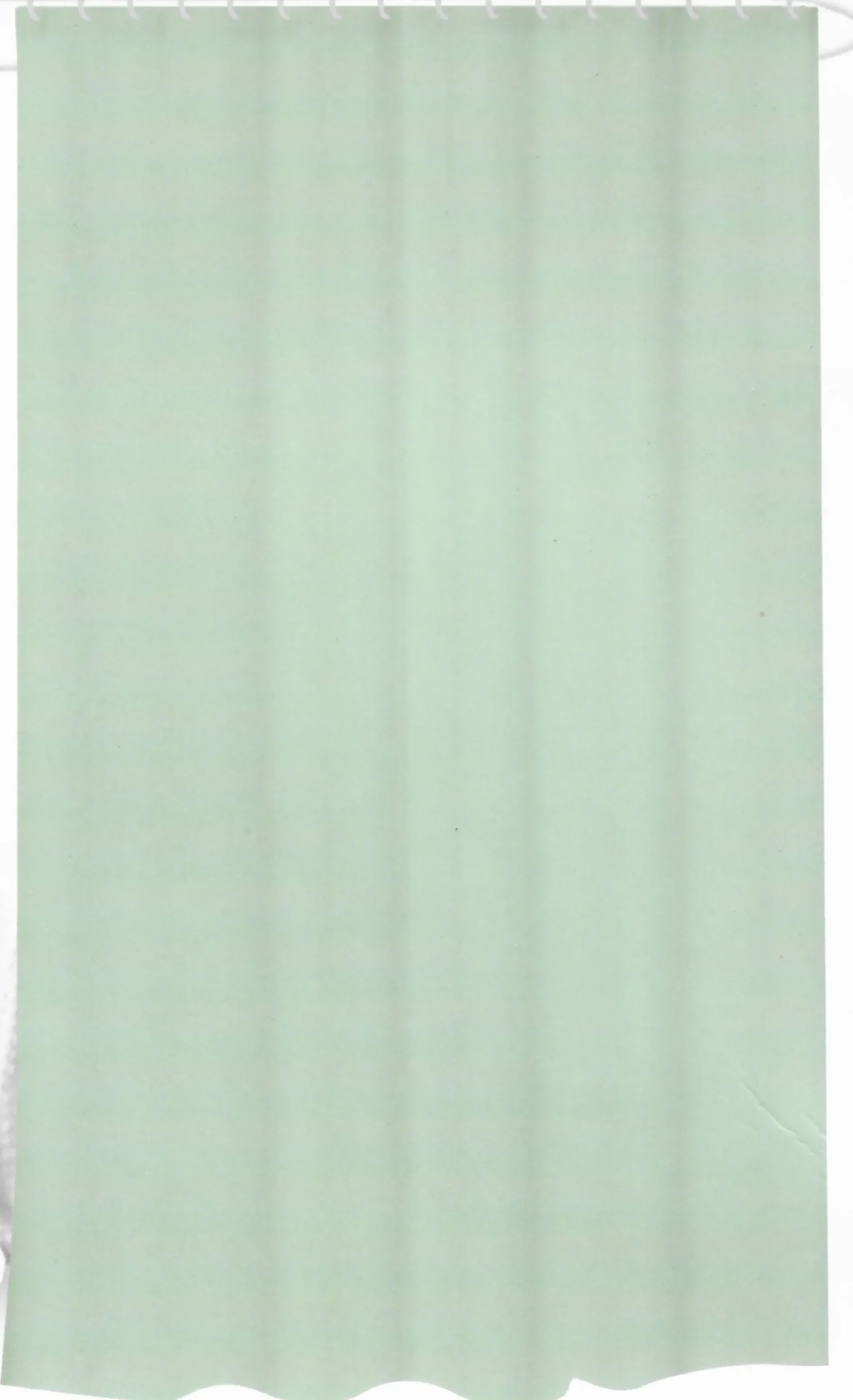 Badeforhæng - 180x180 cm - Grøn - Bruseforhæng klar til ophæng