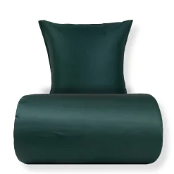 Bambus dobbelt sengetøj 200x200 cm - 100% bambus - Grøn