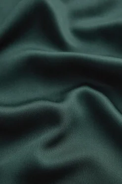 Bambus dobbelt sengetøj 200x220 cm - 100% bambus - Mørkegrønt satinvævet