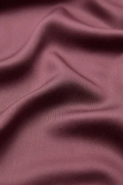 Bambus dobbelt sengetøj 200x220 cm - 100% bambus - Bordeaux satinvævet