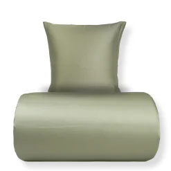 Bambus dobbelt sengetøj 200x200 cm - 100% bambus - Olivengrøn