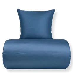 Bambus dobbelt sengetøj 200x200 cm - 100% bambus - Blå