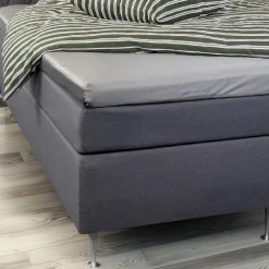 Bambus lagen - Kuvertlagen 160x200x8 cm - Lys grå - 100% bambus - Lagen til topmadras