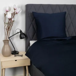 Bambus pudebetræk - 60x63 cm - 100% bambus - Mørkeblå