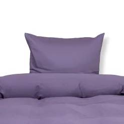 Bambus sengetøj 140x220 cm - 100% bambus - Lilla satinvævet