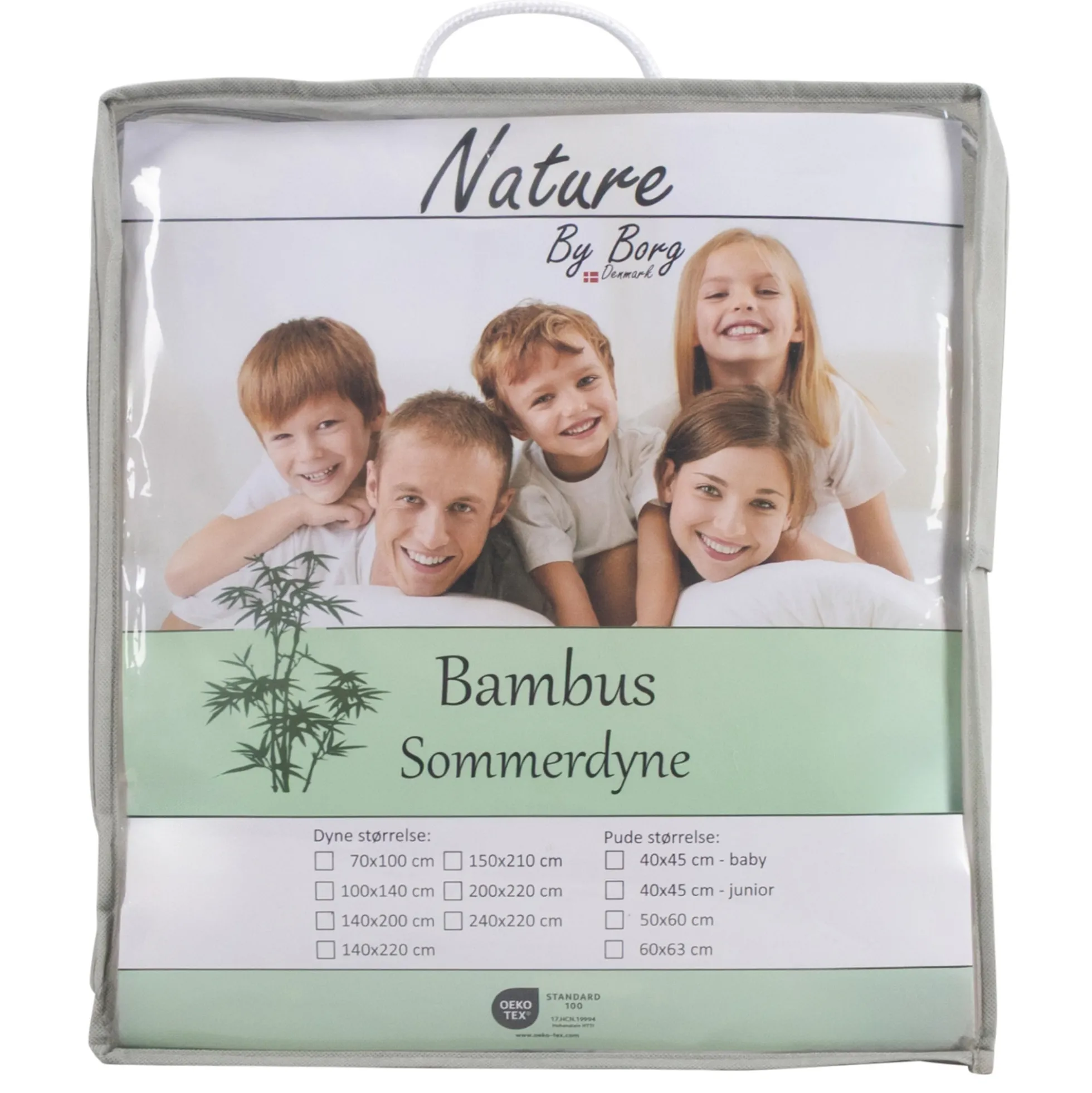 Bambus sommerdyne - 100% allergivenlig bambus - 150x210 cm - Nature By Borg bambusdyne