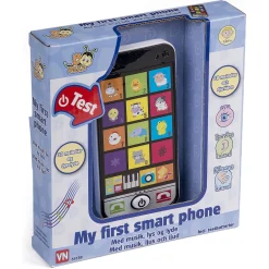 B Beez mobiltelefon med 19 knapper - aktivitetslegetøj med lys og lyd - fra 12 mdr.