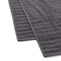 Bomulds håndklæder - 100% kæmmet bomuld - 50x100 cm - 2-pak - Mørkegrå