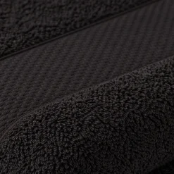 Bomulds vaskeklud - 100% bomuld - Vaskeklud 30x30 cm - Diamant - Sort