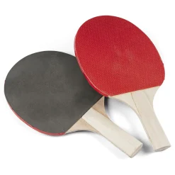 Bordtennissæt med 2 bat og 3 bolde - begyndersæt til spil og træning