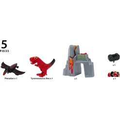 BRIO Aktiv vulkan med dinosaurer - BRIO-tilbehør - 36092