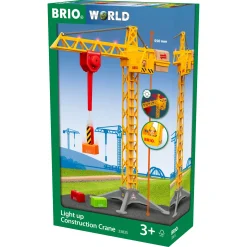 BRIO Byggekran med lys - BRIO-tog sæt - 33835