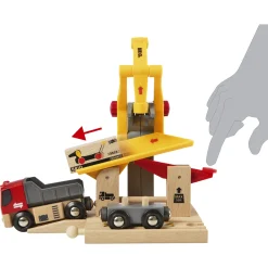 BRIO Fragtgodsstation- BRIO-togbane sæt- 33280