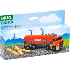 BRIO Lastbil med tømmer - BRIO-tog sæt- 33657
