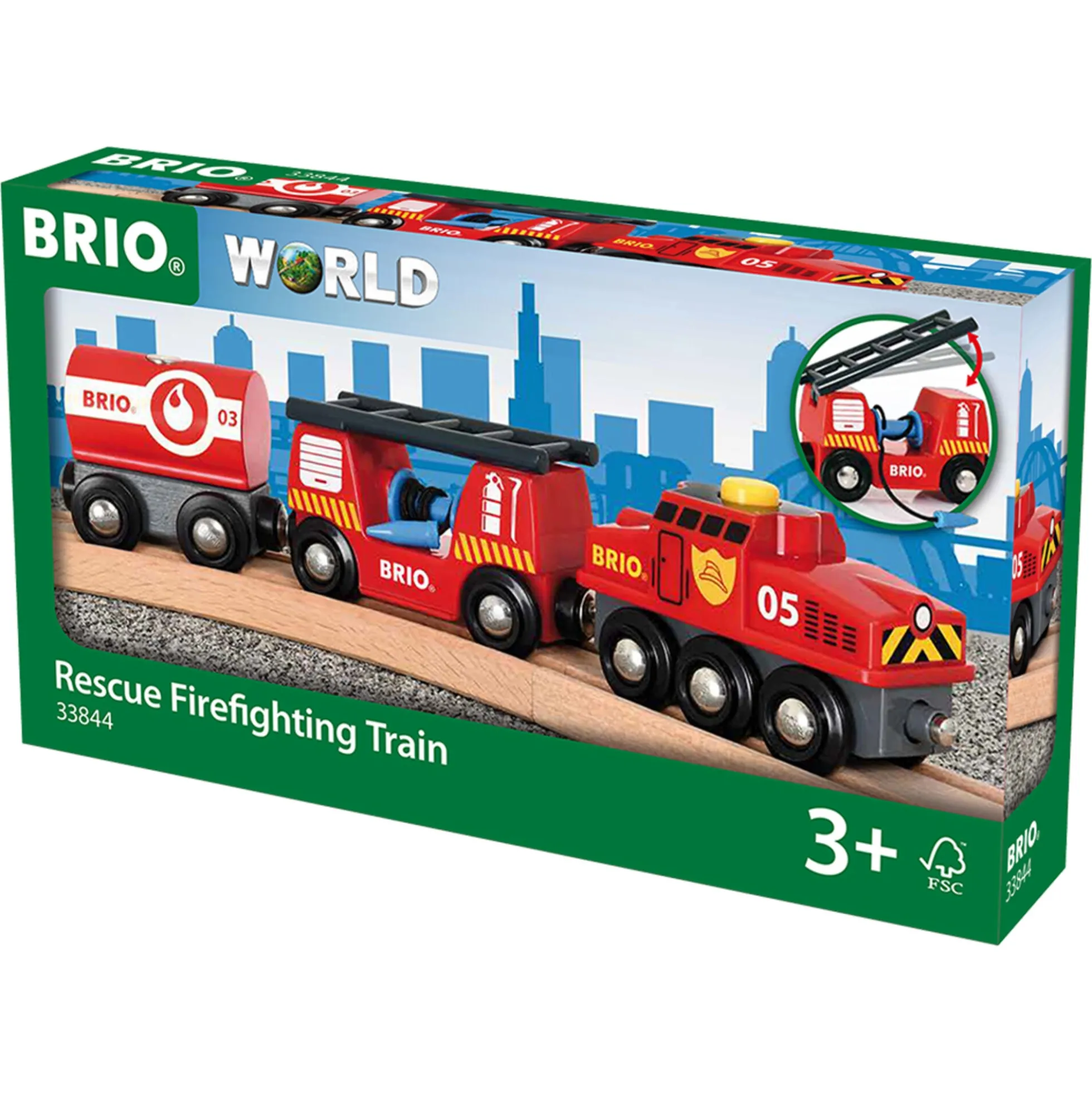 BRIO Redningstog - BRIO-tog sæt - 33844