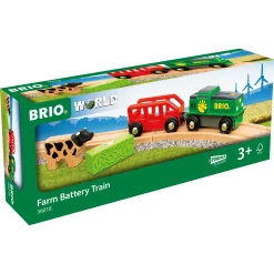 BRIO Tog - Farm Battery Train - BRIO-tog sæt- 36018