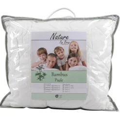 Børnepude - 100% allergivenligt bambus - 40x45 cm - Temperaturregulerende hovedpude - Nature By Borg