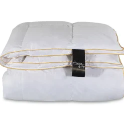 Dobbelt gåsedunsdyne - Varm helårsdyne - 200x220 cm - Premium By Borg - Gulddynen varm