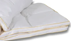 Dobbelt gåsedunsdyne - Varm helårsdyne - 200x220 cm - Premium By Borg - Gulddynen varm