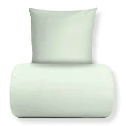 Dobbelt sengetøj 200x200 cm - Stonewashed - Firm olive