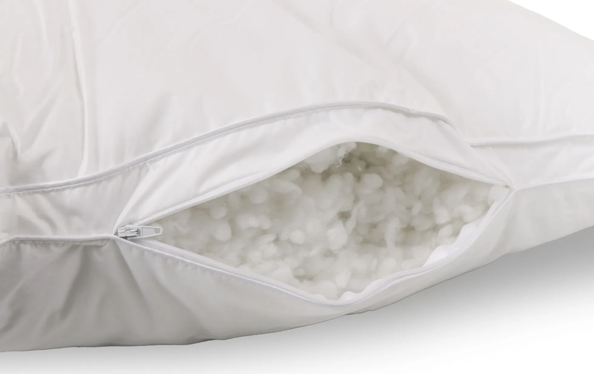 Dunfiber pude - Allergivenlig hovedpude - 50x70 cm - Mellem - Zen Sleep