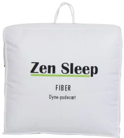 Dyne og pude sæt - Helårsdyne + Hovedpude 140x200 cm/60x63 cm - Zen Sleep fiberdyne og fiberpude