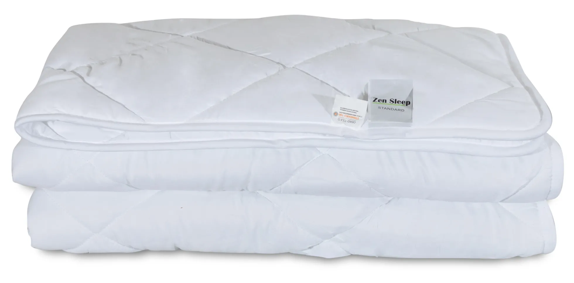 Dyne og pudesæt - Helårsdyne 140x220 cm + pude 60x63 cm - Fiberdyne - Zen Sleep allergivenlig dyne og pude