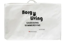 Dyne pude sæt - Sommerdyne 240x220 cm + 2 puder med gåsedun - Sommer gåseduns dyne og pude sæt - Borg Living