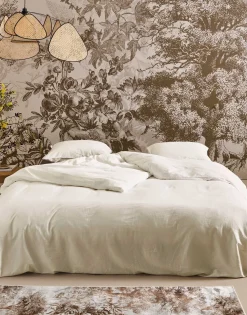 Essenza sengetøj - 100% bomuldssatin sengesæt - 140x220 cm - Minte Oyster sengelinned