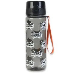 First Grade drikkedunk - Vandflaske med flipfunktion - Sort
