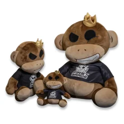 First Grade Monkey bamse - Squish Heads - 20 cm