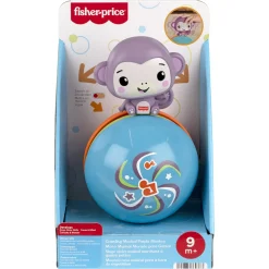Fisher-Price Crawl & Go rullende lilla abe med musik