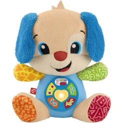 Fisher-Price Laugh & Learn Smart Stages Hvalp musikbamse med 80+ lyde og sange - 30 cm