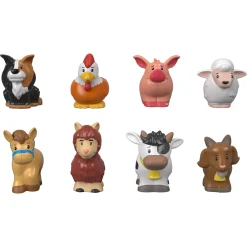 Fisher-Price Little People bondegårdsdyr figursæt med 8 dyr