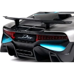 Fjernstyret Bugatti Divo sportsbil med 2.4 GHz styring - Mørkegrå - 1:16