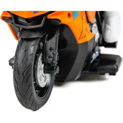Fjernstyret motorcykel med lys og 2,4 GHz styring - Orange - 1:10