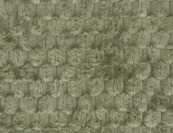 Fleece tæppe - vaffelstruktur - 150x200 cm - Blødt olivengrøn sofatæppe - Nordstrand Home
