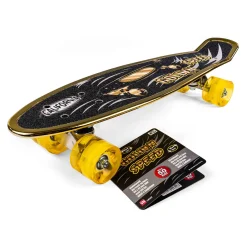 Golden Speed skateboard 56x15 cm - Med LED lys