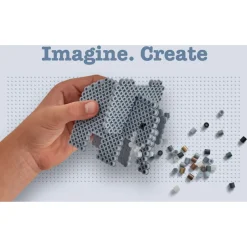 Hama Maxi stiftplader - 2 stiftplader - Transparent - Bamse og dinosaur
