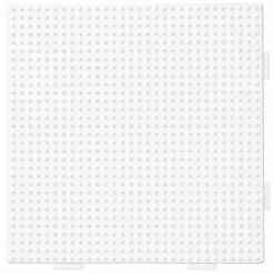 Hama Midi store stiftplader - 4 stiftplader - Hvid - Stor firkant - 15x15 cm