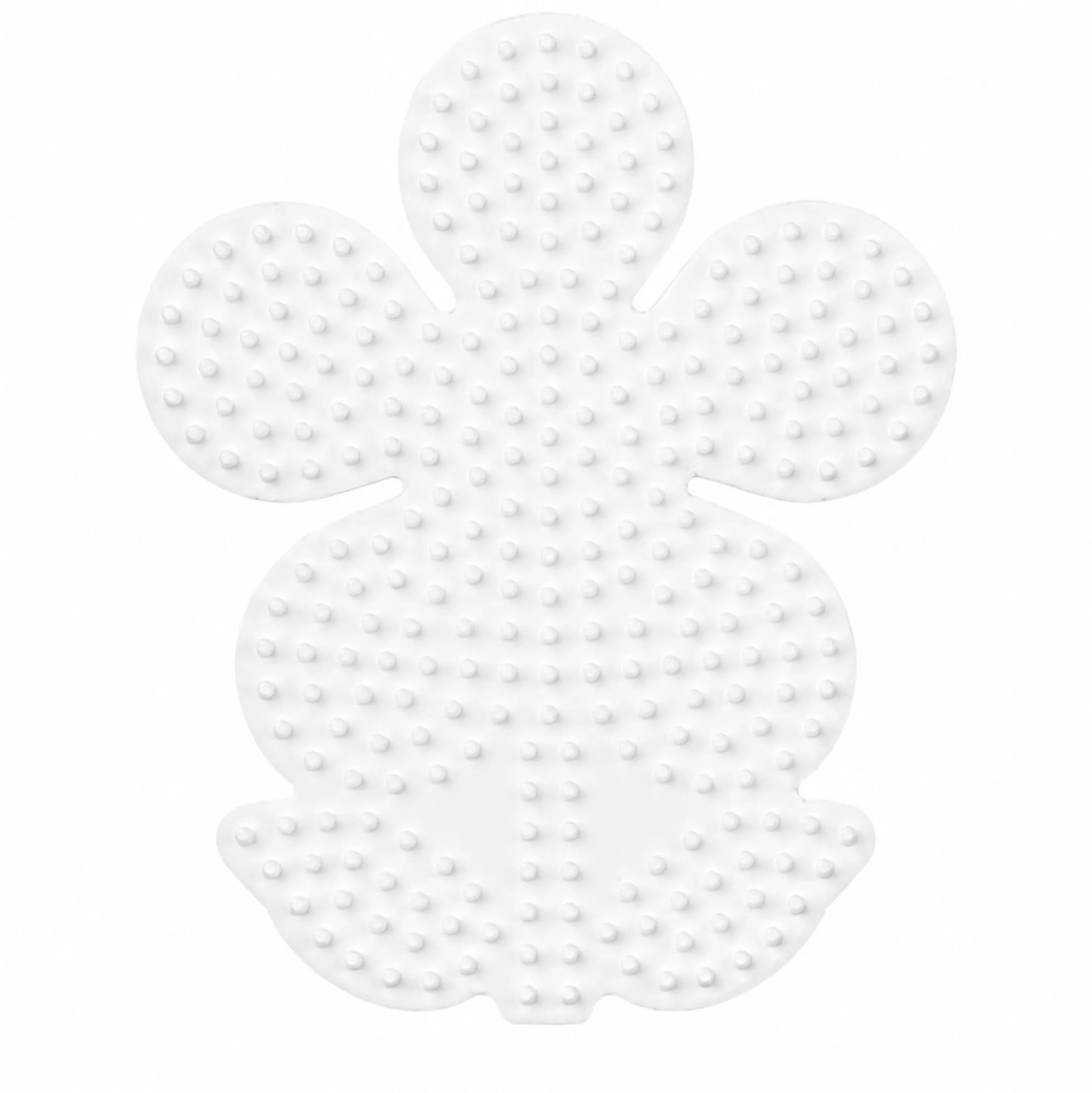 Hama Midi store stiftplader - 3 stiftplader - Hvid - Sommerfugl, blomst og pige