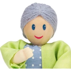 Hape dukkehusfigurer med bløde kroppe og lys hud - 6 stk