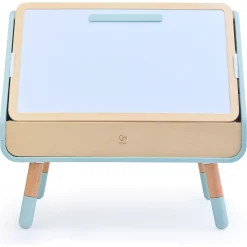 Hape læs og tegn bogreol - 2-i-1 børnebogreol med tegnetavle - 70x63,1x39 cm