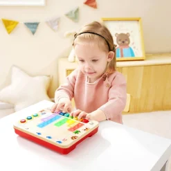 Hape Pixelz piano - musiklegetøj med 3 modes, lys og dyrelyde - fra 2 år