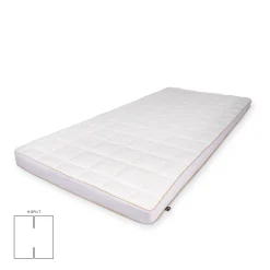 H-split topmadras ekstra længde 180x210 cm 8 cm høj - NASA Memoryskum - Ergonomisk topmadras - Borg Living trykaflastende madras