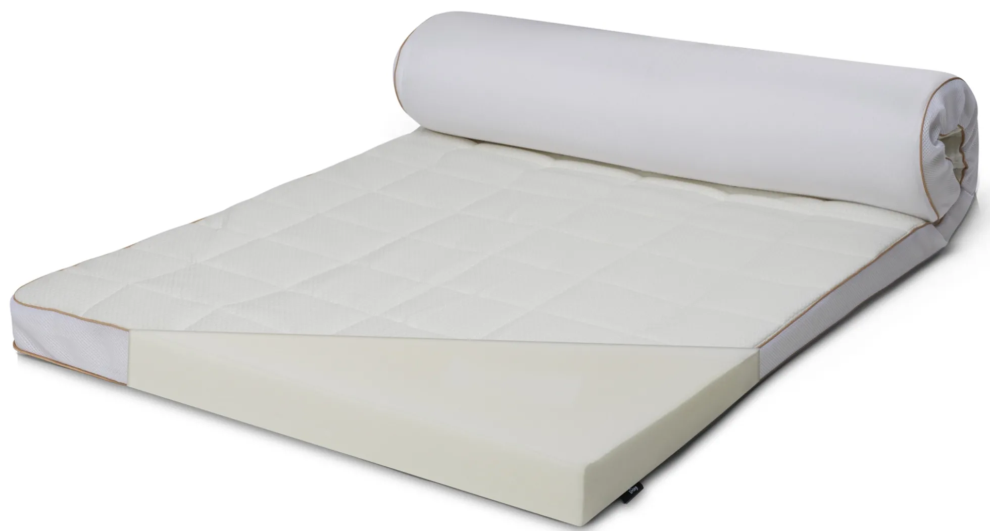 H-split topmadras - 180x200 cm 8 cm høj - NASA Memory skum - Borg Living - Ergonomisk topmadras