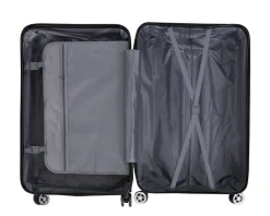 Kabine kuffert - Hardcase letvægt kuffert - Trolley med motiv - Frimærker